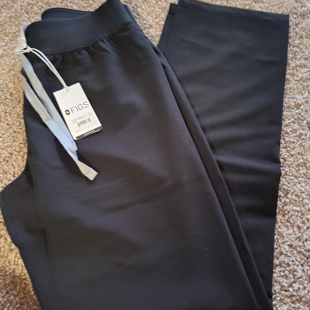 Figs Black Scrub Pants